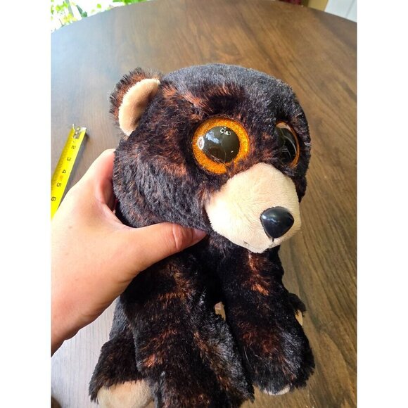 Ty Beanie Buddies Kodi Bear Plush Toy With Big Glittery Eyes 12" Stuffed Animal - Picture 4 of 13